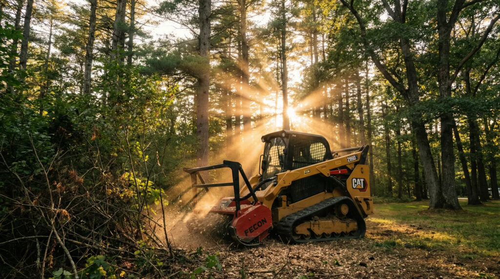 forestry mulching in Hendersonville NC and Western Carolina 